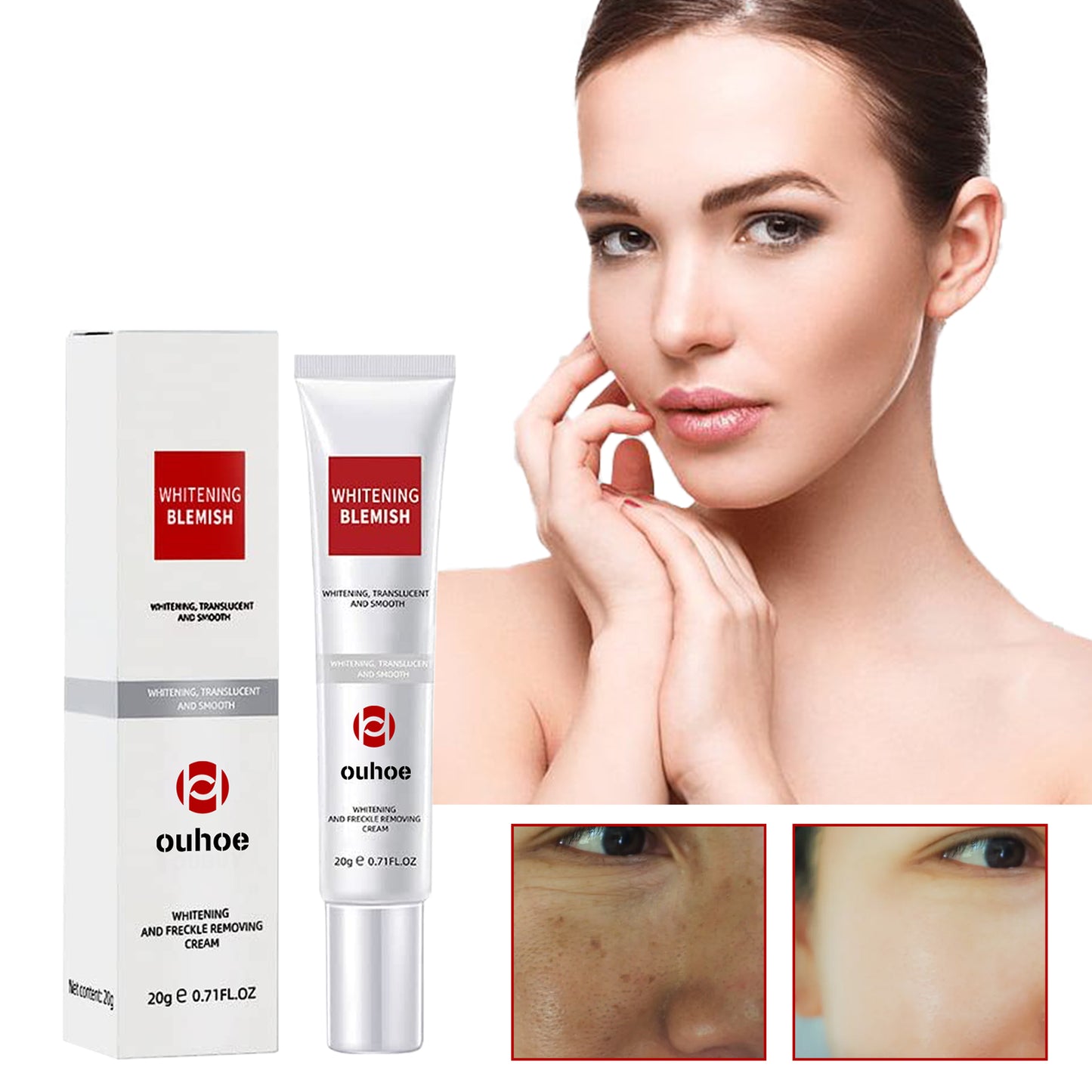 Dark Spot Removal Cream, Moisturizing Repair Lighten Face Fine Lines And Spots Skin Whitening Cream