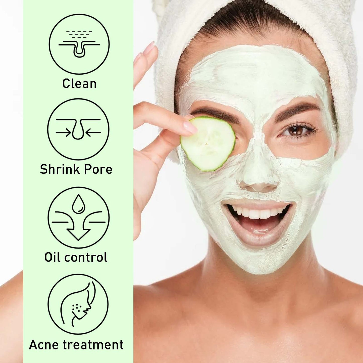 Blackhead Cleansing Mud Mask Cleans Blackhead Skin Oil, Tightens Pores, Cleans And Moisturizes Skin