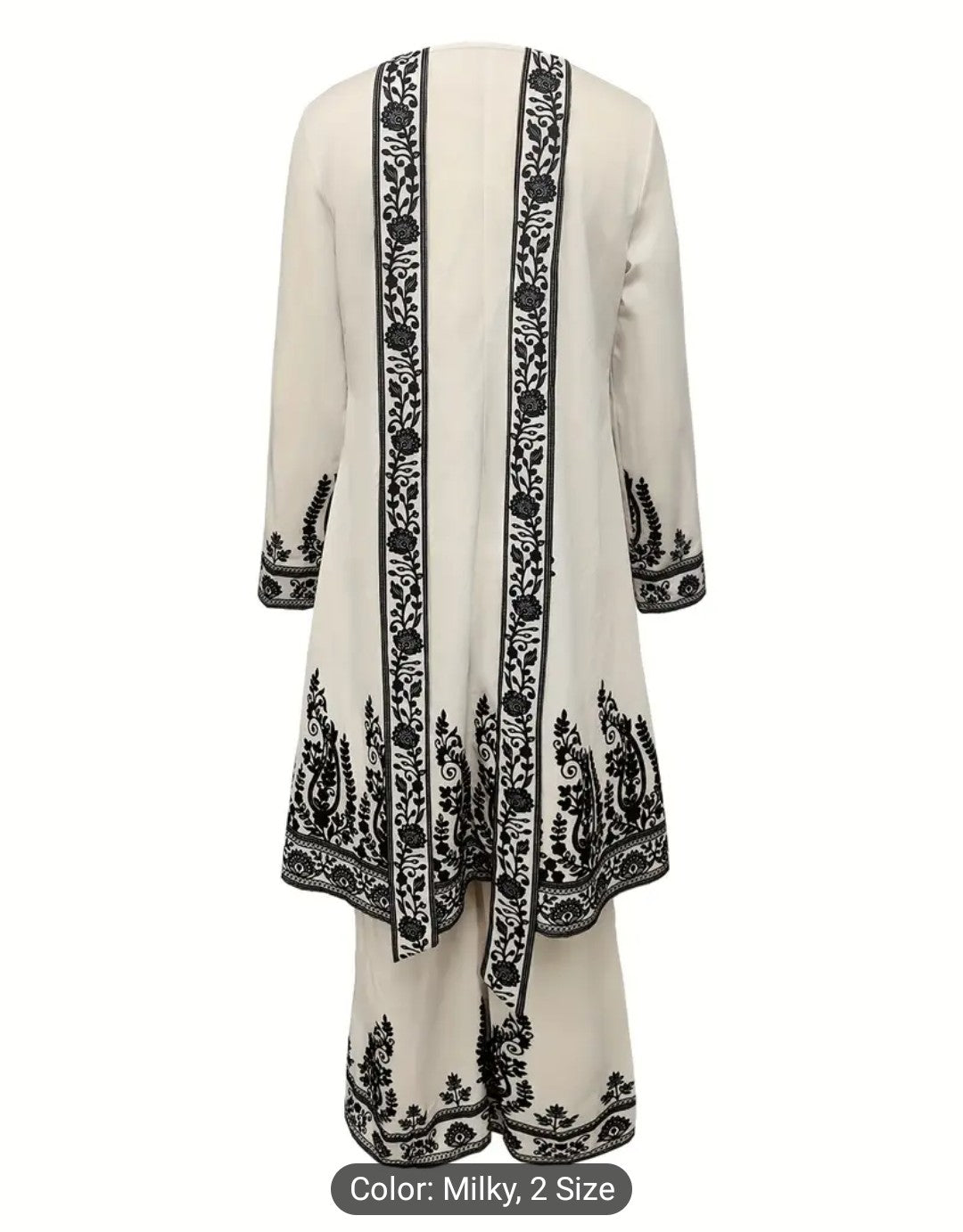 Desi Loose Fit Ensemble Set with Floral Pattern
